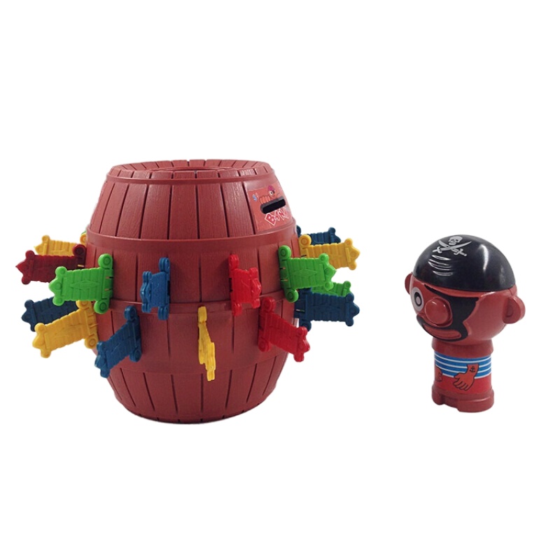 舒弗(LACHOUFFE)超大号韩国桶大叔海盗木桶叔叔插剑游戏趣味子互动玩具创意海盗桶大号