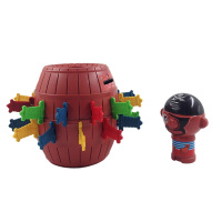 舒弗(LACHOUFFE)超大号韩国桶大叔海盗木桶叔叔插剑游戏趣味子互动玩具创意海盗桶大号