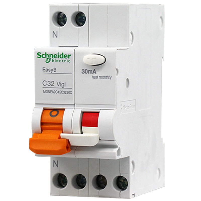 施耐德电气（Schneider Electric）漏电保护器 E9系列1P+N双进双出 DPN32A漏电保护开关