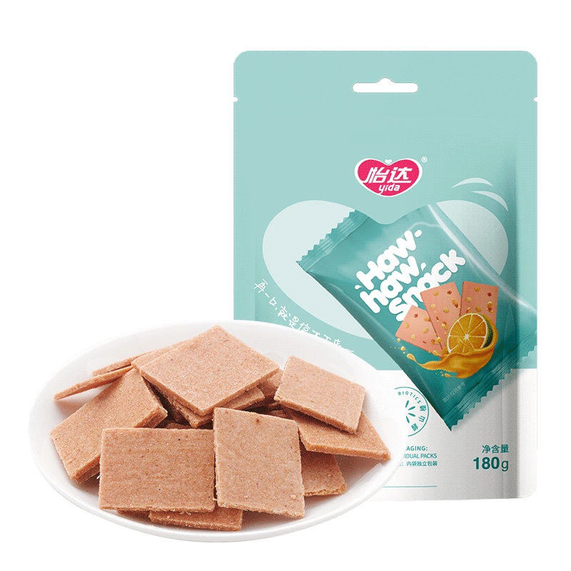 肖战同款 怡达果粒乳酸菌山楂片180g 益生菌发酵酸甜创意零食