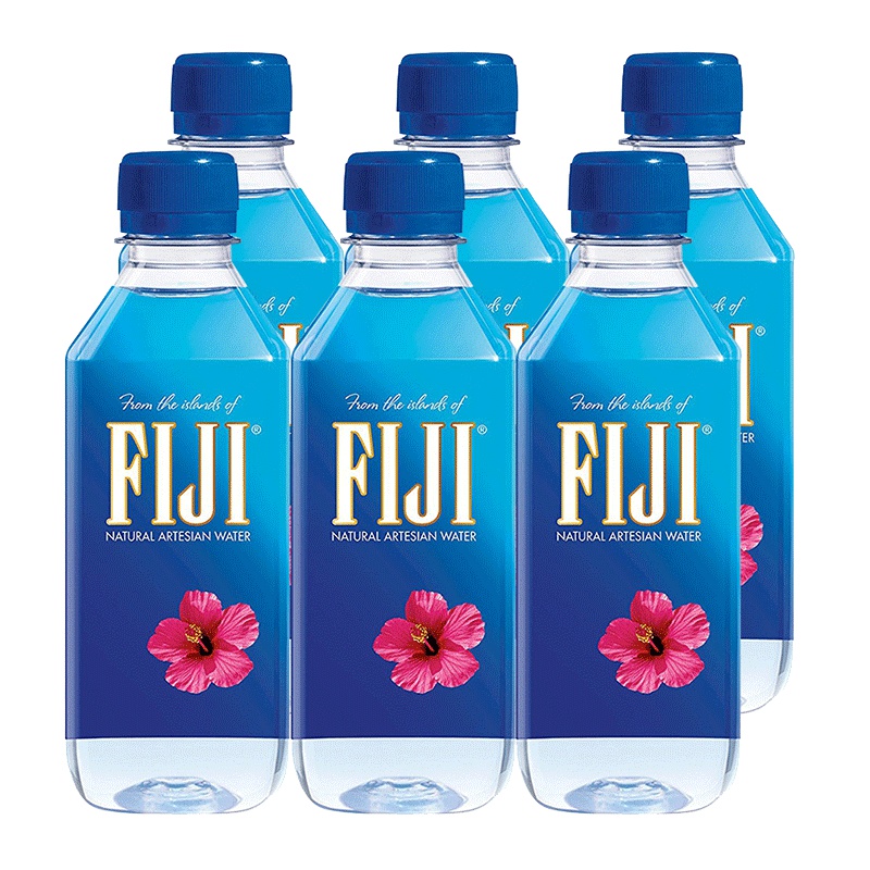 [液体黄金]斐济(FIJI)天然深层矿泉水 330ml*6瓶 进口饮用水 矿物质水 斐济进口