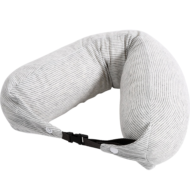 舒娜汽车便携护颈椎枕多功能碎乳胶旅行u枕