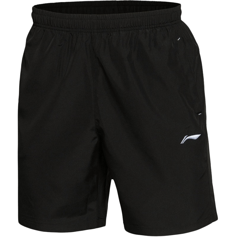 李宁男士训练裤短裤五分裤梭织夏季运动裤AKSL077