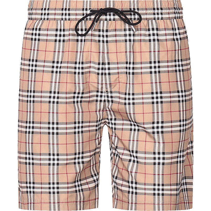 BURBERRY 博柏利 男士聚酯纤维抽绳式游泳裤短裤 40730401