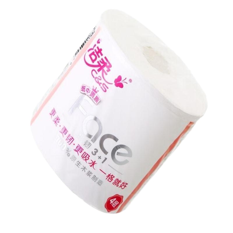 洁柔卷纸204克4层卷纸卫生纸10卷/提 6提/箱 一箱装JJ080-01