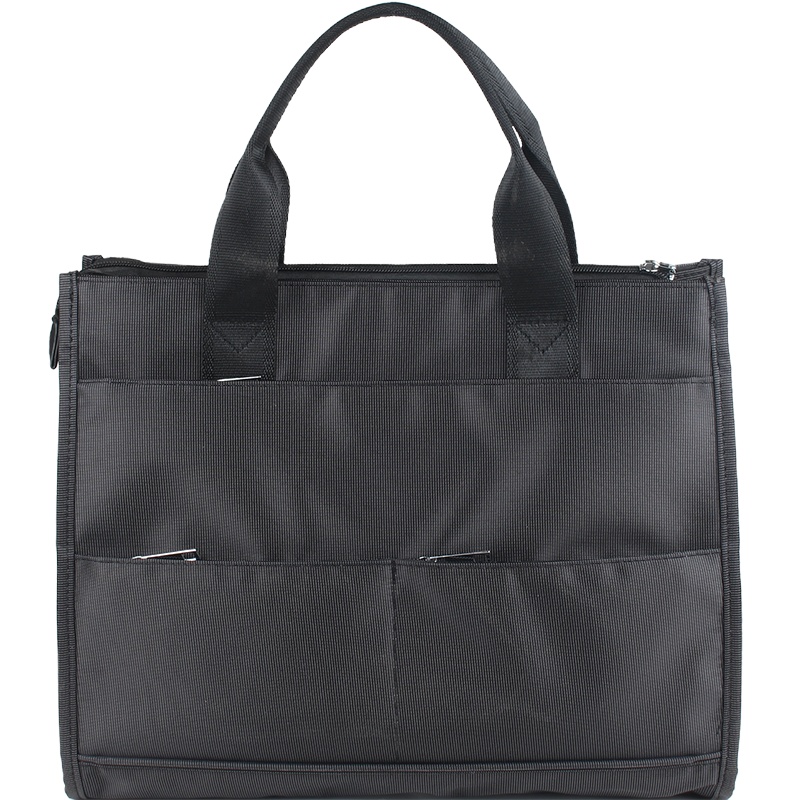 爱牧格(AIMUGE)休闲商务文件包手提包电脑包资料袋横款男包牛津布时尚潮包J1779