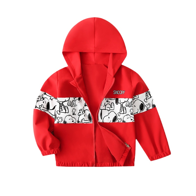 史努比SNOOPY童装儿童外套男童春秋新款长袖开衫衣服男宝宝外出衣服
