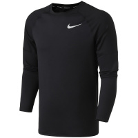 NIKE耐克男装长袖T恤春季跑步舒适透气休闲运动服AH8978 L AH8978-010黑+反光银