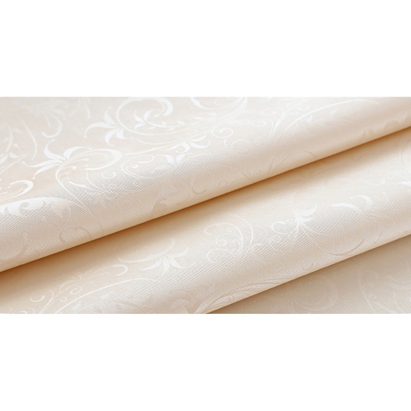 DP 欧式长方形桌布酒店饭店家用 米黄色3.2*2.4M