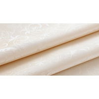 DP 欧式长方形桌布酒店饭店家用 米黄色3.2*2.4M