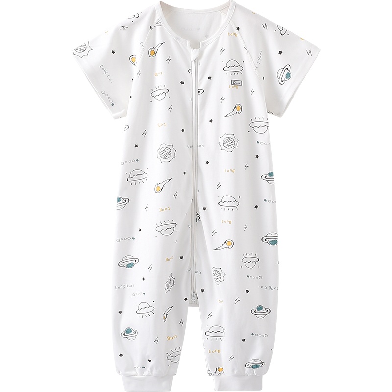 童泰四季婴幼儿男女宝宝睡袋儿童纯棉宝宝防踢被分腿拉链睡袋