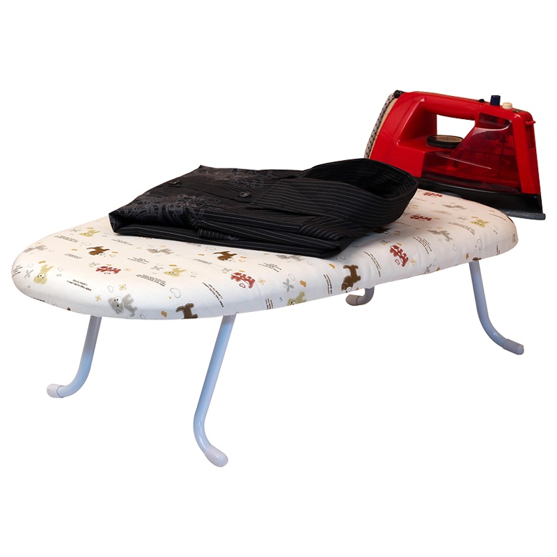 欧润哲 烫衣板 台式可折叠款 家用棉面板折叠烫斗板熨衣板