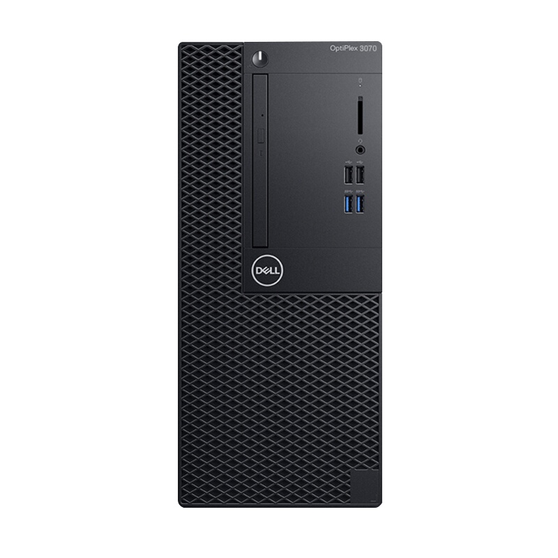 DELL OptiPlex 3070MT/i5-9500/8G DDR4/128G SSD/集成显卡/win10专业版/8 USB/260W高效能电源/3年/21.5寸显示器