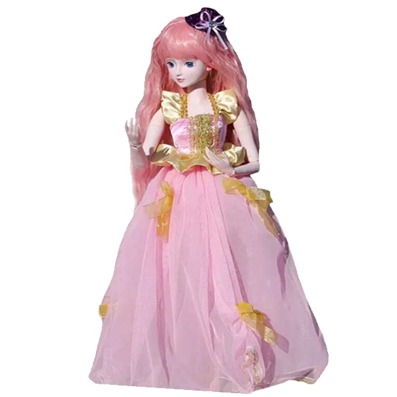 叶罗丽娃娃精灵梦卡通公主夜萝莉仙子DIY梦幻套装改装女孩换装玩具金粉世家60CM