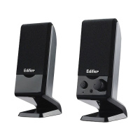 漫步者(EDIFIER) R10U 2.0迷你便携小音响 USB笔记本台式电脑音箱 黑色