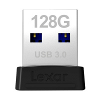 [免邮]雷克沙(Lexar) S47 128GB U盘迷你车载闪存盘 读100MB/s USB3.0 电脑黑色优盘