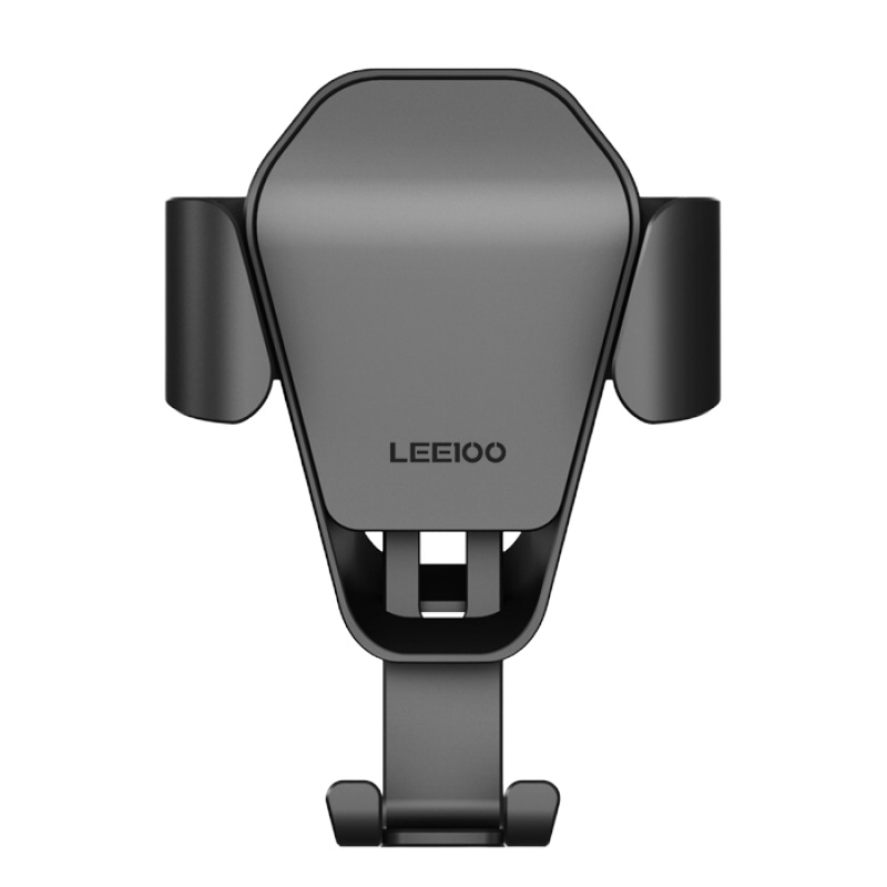 火豹车载手机架重力支架汽车用导航支撑出风口卡扣式全自动感应夹子 钢琴黑手机支架手机座