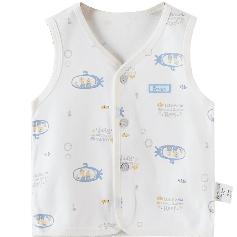 童泰新款四季婴儿衣服男女宝宝马甲3-18月婴儿居家纯棉马甲