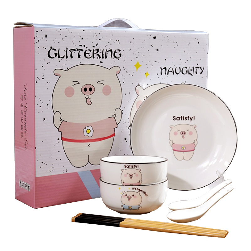 小猪陶瓷餐具 LHY 常规款 B2B商品 100起订