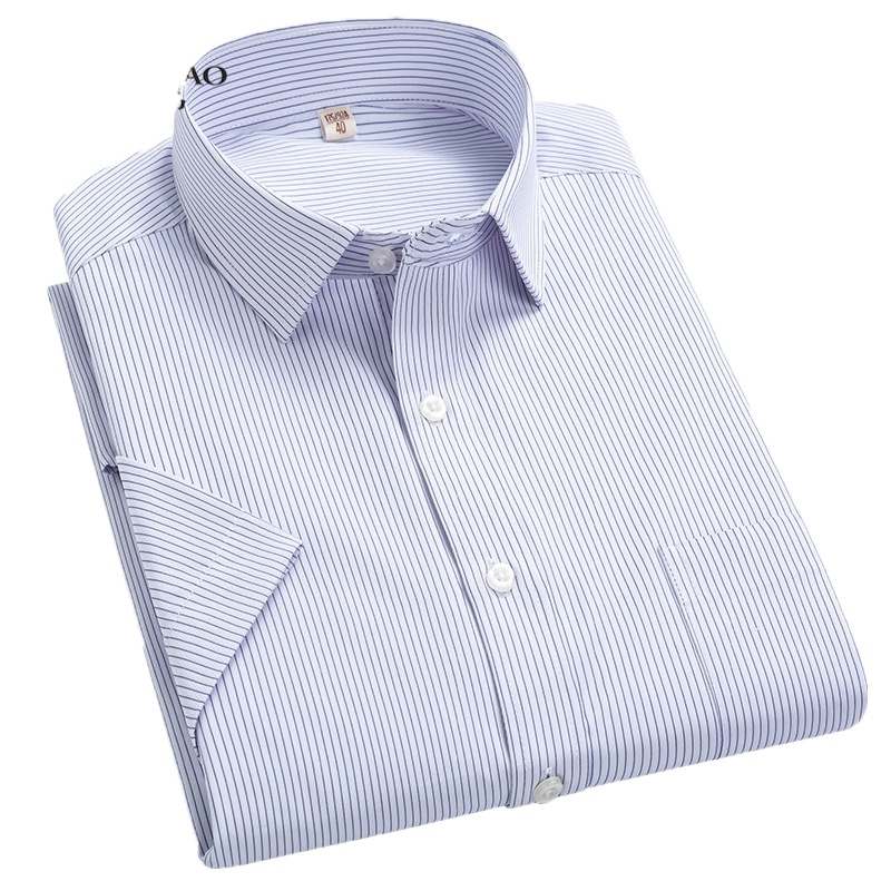 骄克雄狮(JANKELEONE)夏季新款夏天男士短袖衬衫修身中青年风格休闲青年潮流港风衬衣服