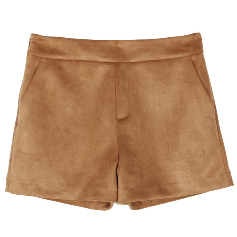 N【专柜同款】短裤女士秋季新款高腰修身直筒裤百搭休闲裤时尚打底裤子30084178