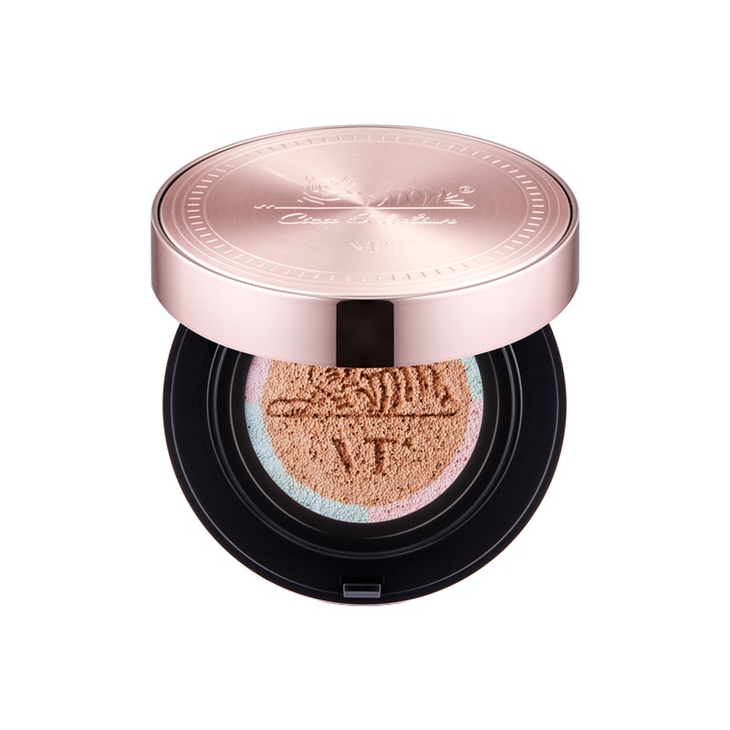 [持久保湿]韩国 VT 玻尿酸玫瑰金老虎气垫#21 14g*2防晒隔离 粉底液 粉底/遮瑕 28g防晒隔离