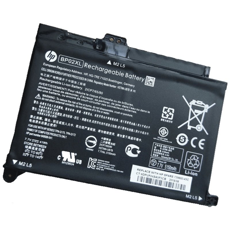 适配惠普 TPN-Q172 Q175 BP02XL 15-AU156TX AU162TX 笔记本电池A84W