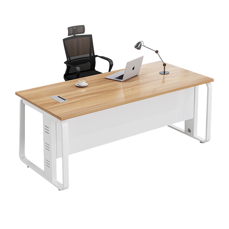 臻远简约职员办工位单人桌椅组合主管工位 1200*600*750含椅