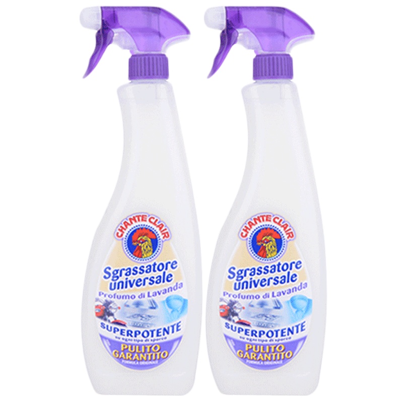 大公鸡头 进口多功能厨房重油污清洁剂强力去重油污神器油渍净强力清洁 (薰衣草味) 600ml*2瓶
