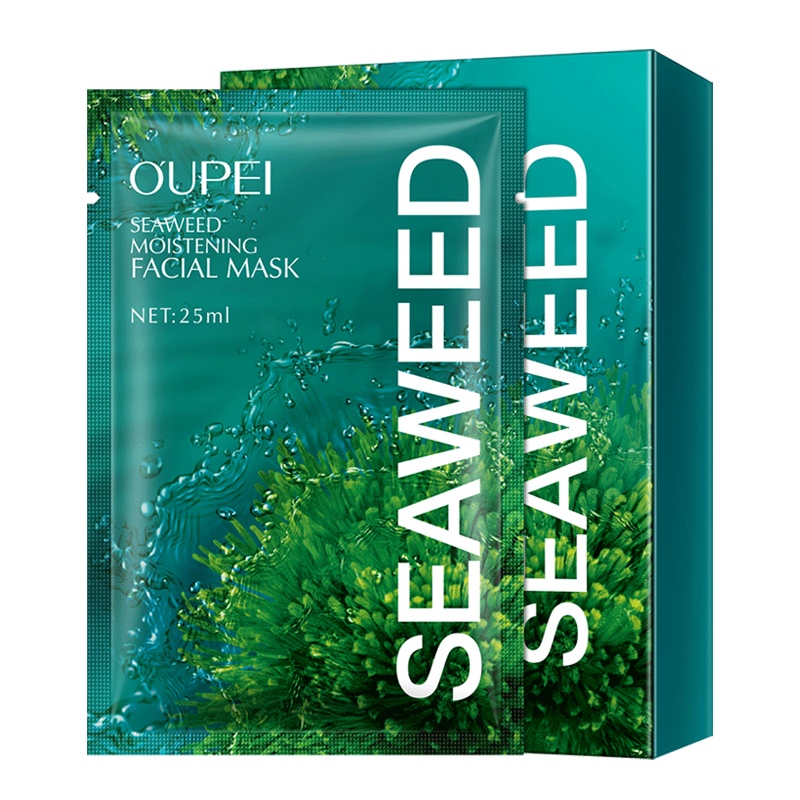 欧佩(OU PEI)海藻玻尿酸补水面膜10片盒装