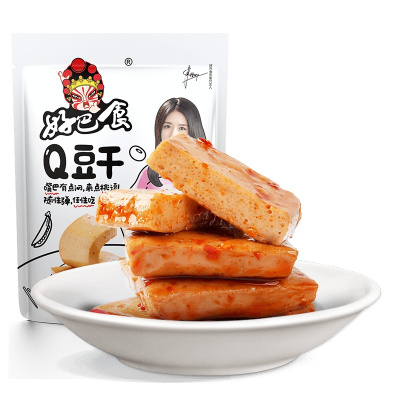 好巴食 豆腐干 四川风味休闲零食 Q豆干香菇味200g