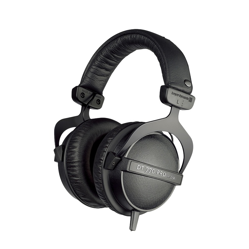 拜亚动力(beyerdynamic) DT770 PRO 头戴式专业录音封闭式监听耳机 32欧低阻版