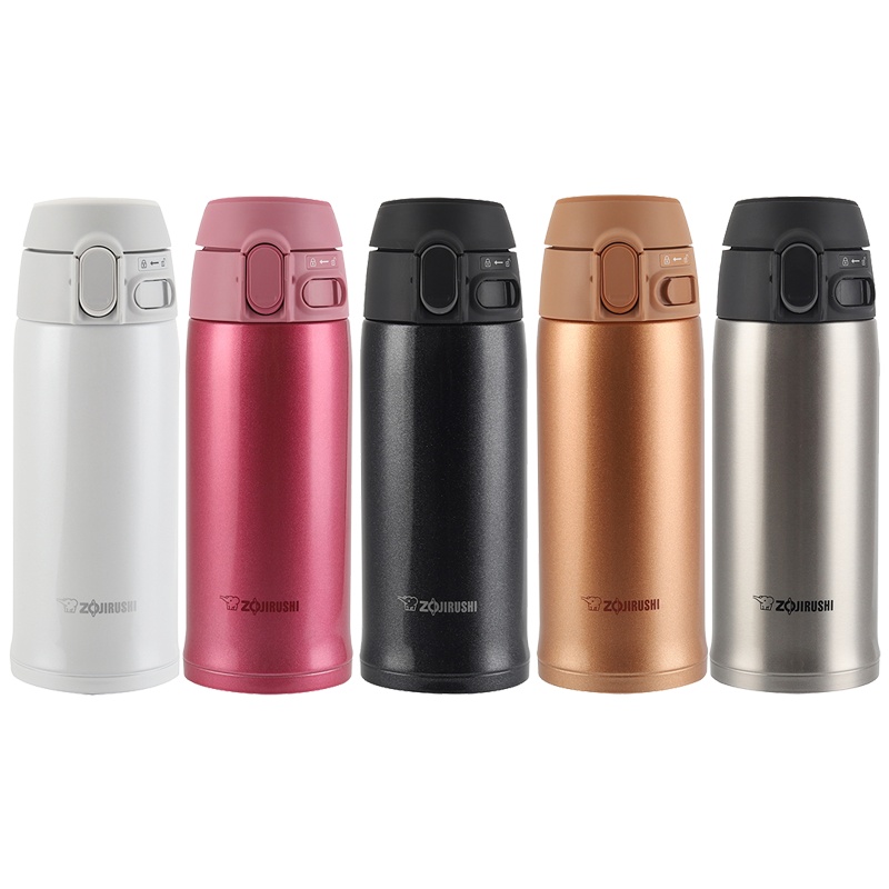 象印(ZO JIRUSHI) 保温杯SM-TA36 进口304不锈钢真空保温保冷车载户外防漏弹盖直饮水杯360ml