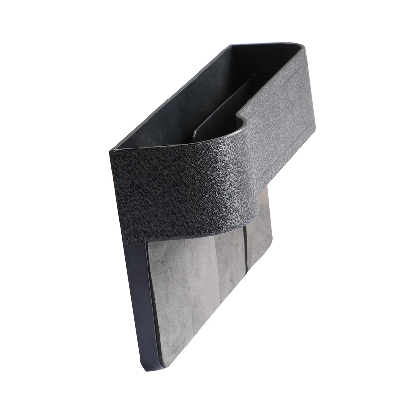 尤利特(UNIT)汽车收纳箱储物箱车载缝隙收纳盒轿车尾箱抽屉置物箱盒用品 黑色不带皮款主驾驶一个装