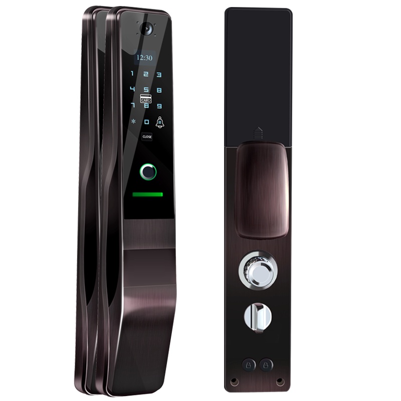 以方科技智自由客1号能门锁指纹锁蓝牙锁钥匙锁视频锁电子锁智能家居家用防盗门密码磁卡锁APP远程开琐远程可视智能锁无猫眼款