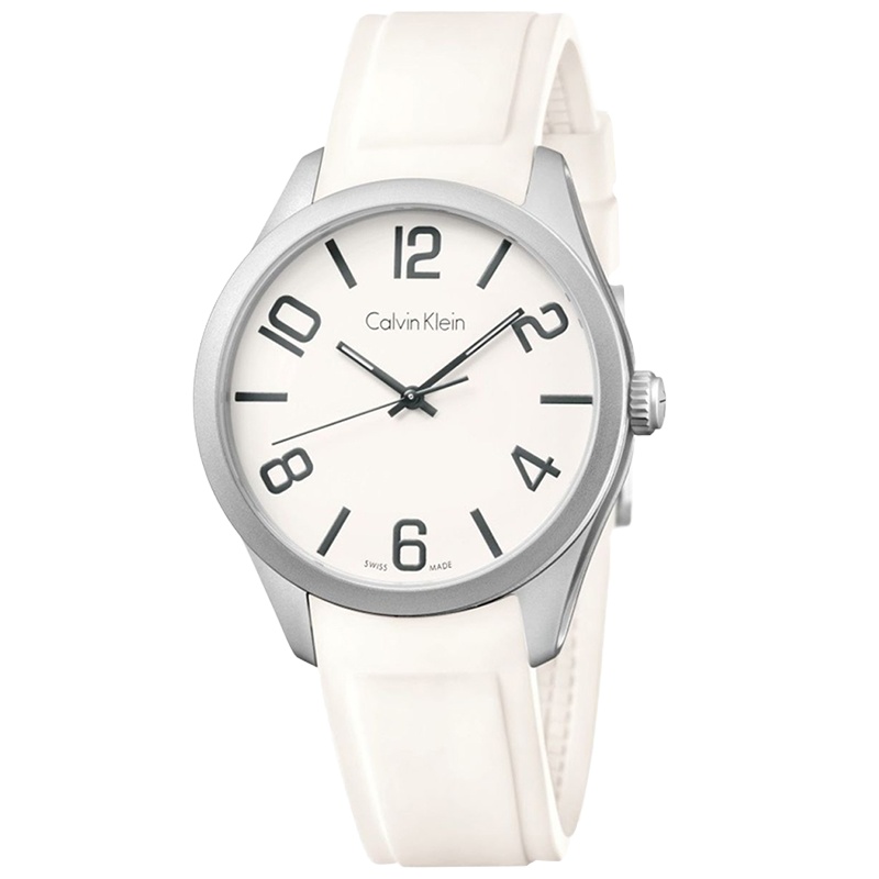[特价清仓,不退不换]Calvin Klein 卡尔文·克莱恩 树脂CK手表时尚男士石英表 欧美品牌