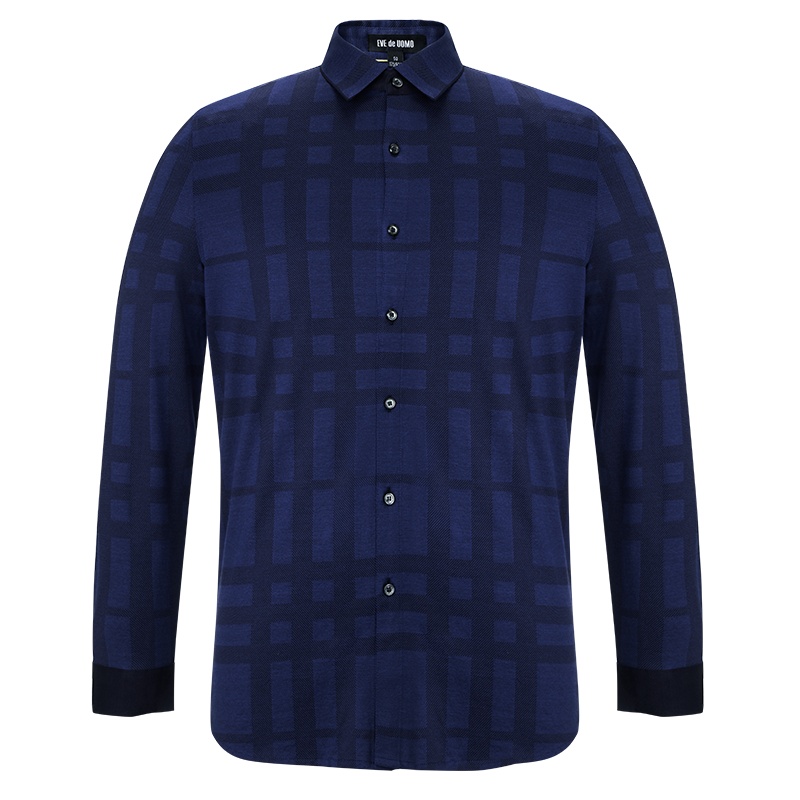 依文新款商务T恤男士polo衫男长袖 商场同款外套EF560141