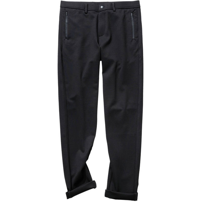 千纸鹤男装裤子男2019秋冬季新款青年潮流直筒休闲裤男裤70251