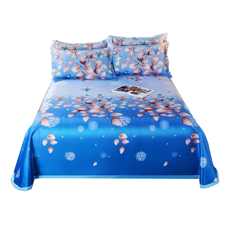 北极绒夏季冰丝席凉席三件套可水洗空调软席床单单件凉席冰丝席可折叠席子