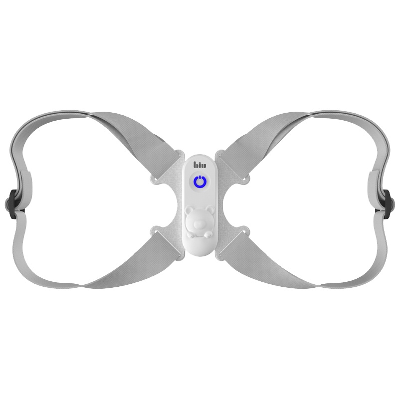 苏宁小Biu智能感应式矫正器 防驼背学生成人通用矫正带男女隐形纠正背部青少年矫姿用品SH-JZQ11