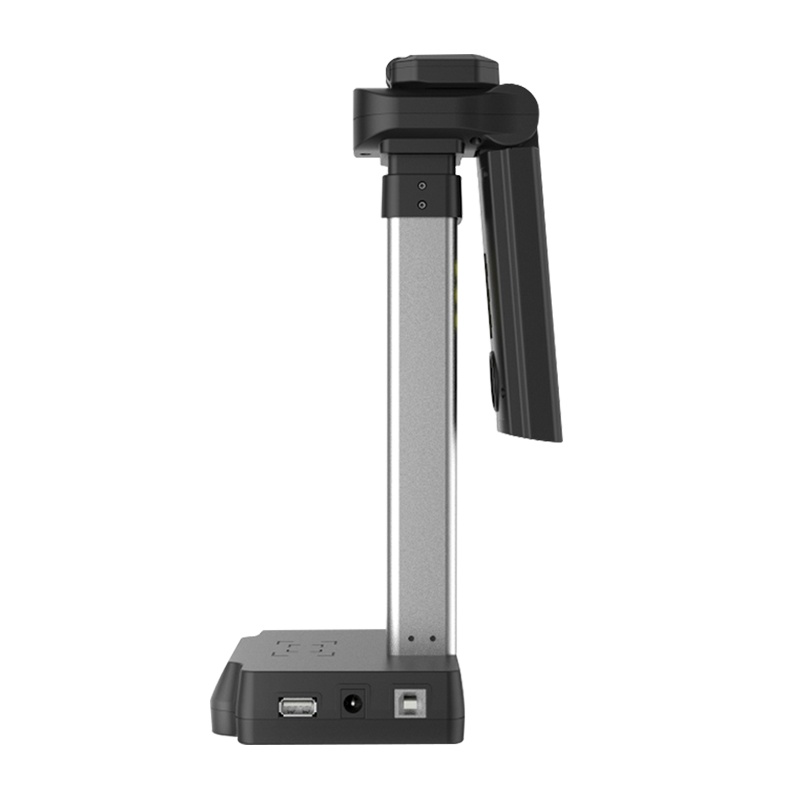 哲林ZL-SP606高拍仪 500万像高清摄像头A4幅面彩色1秒快速拍摄扫描智能触控LED补光灯 灵活便携黑色 CMOS