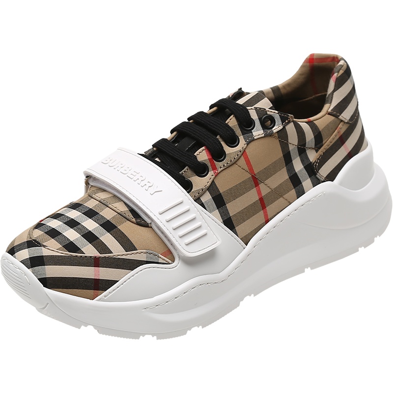 博柏利 BURBERRY 男款织物系带休闲运动鞋80468261