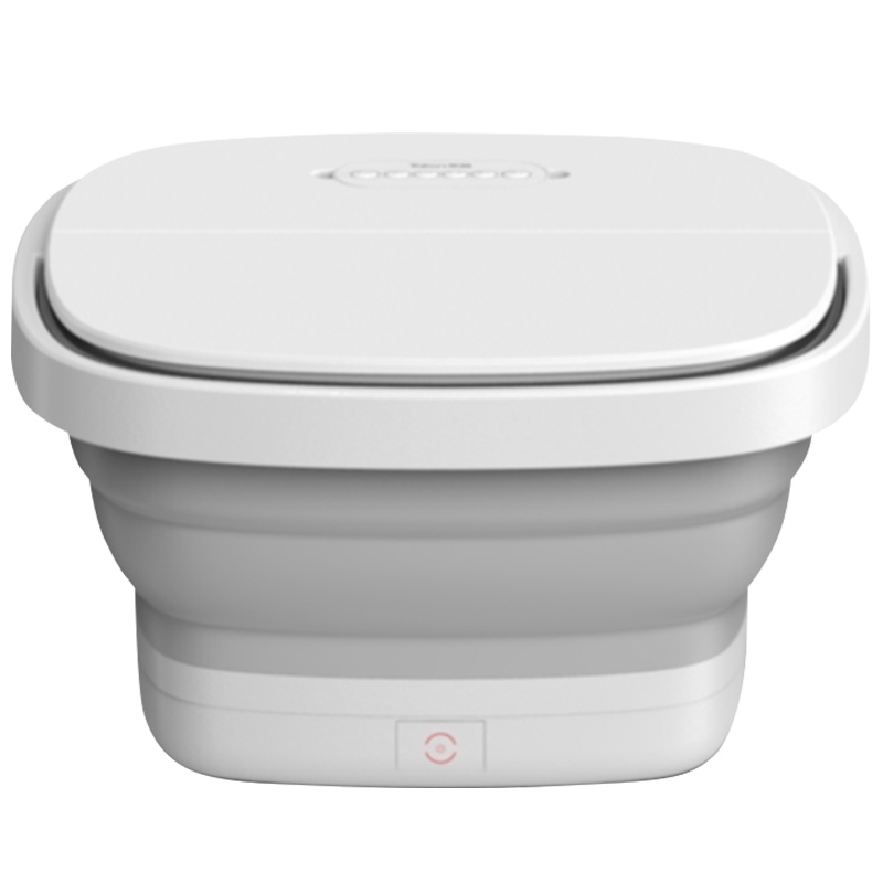 泰昌足浴盆泡脚桶苏宁自营全自动加热洗脚盆便携可折叠遥控启动滚轮气泡按摩泡脚盆折叠家用足疗养生洗脚桶TC-06IJB2