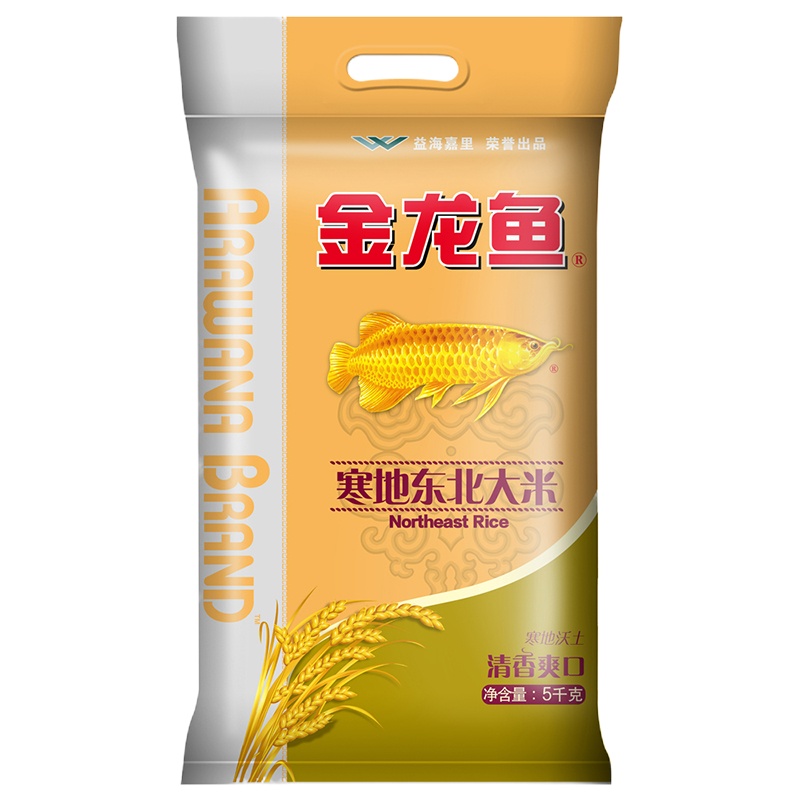 金龙鱼寒地东北大米 东北大米 寒地大米 5kg袋装*2袋