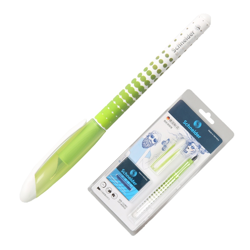 德国施耐德(schneider)Voyage圆点系列钢笔学生墨水笔书写练字办公用笔0.5mm