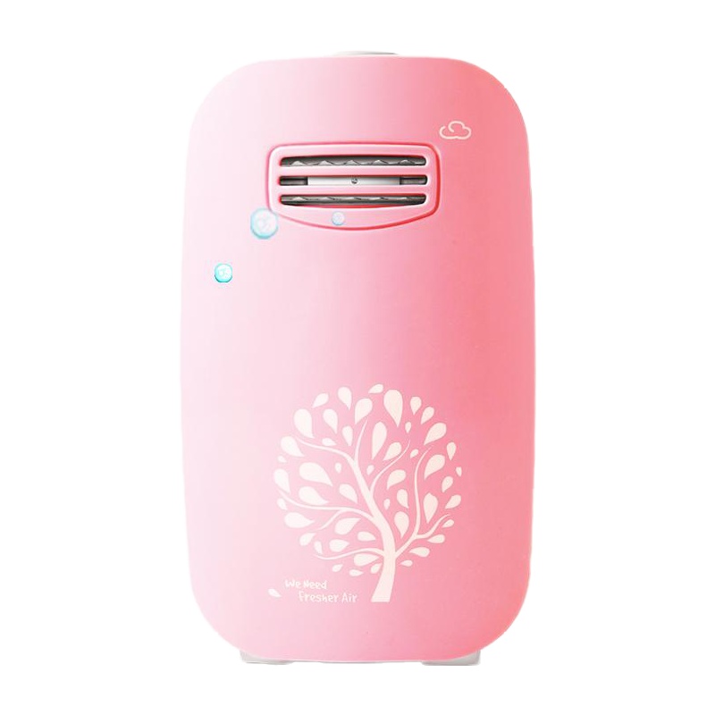 801空气净化器家用纳丽雅(Naliya)氧吧负氧离子发生器无耗材办公室 粉红色