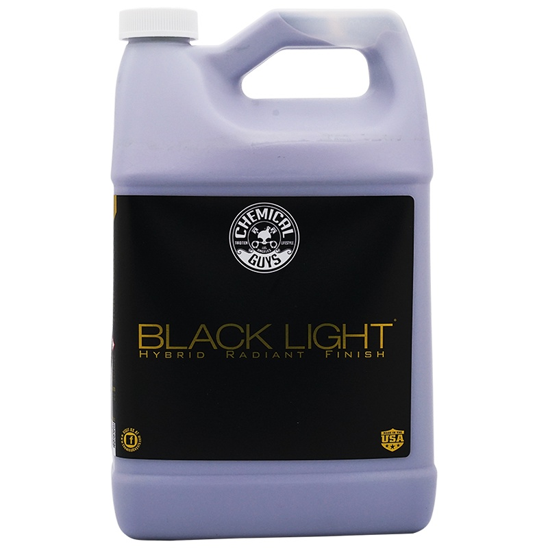 化学小子 黑光镜面釉 黑色车漆 汽车蜡润泽镜面持久保护施工简易汽车用品3.78升