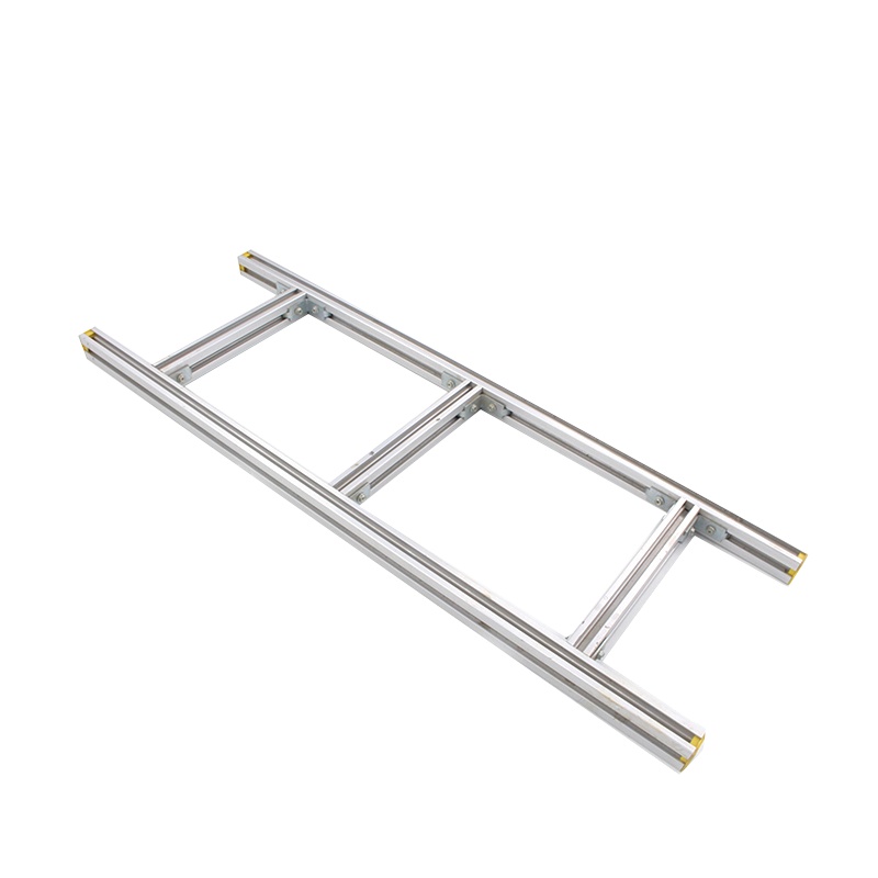 铝合金走线架 4C型材梯式桥架机房基站布线电缆上走线架 1000mm 1个