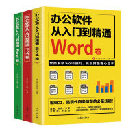 正版3册办公软件从入门到精通word+excel+ppt 基础知识自学书籍