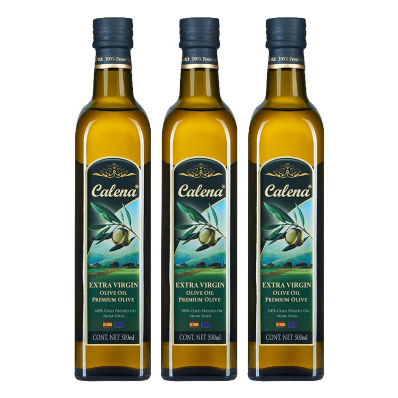 克莉娜特级冷压初榨橄榄油500ml*3纯正品